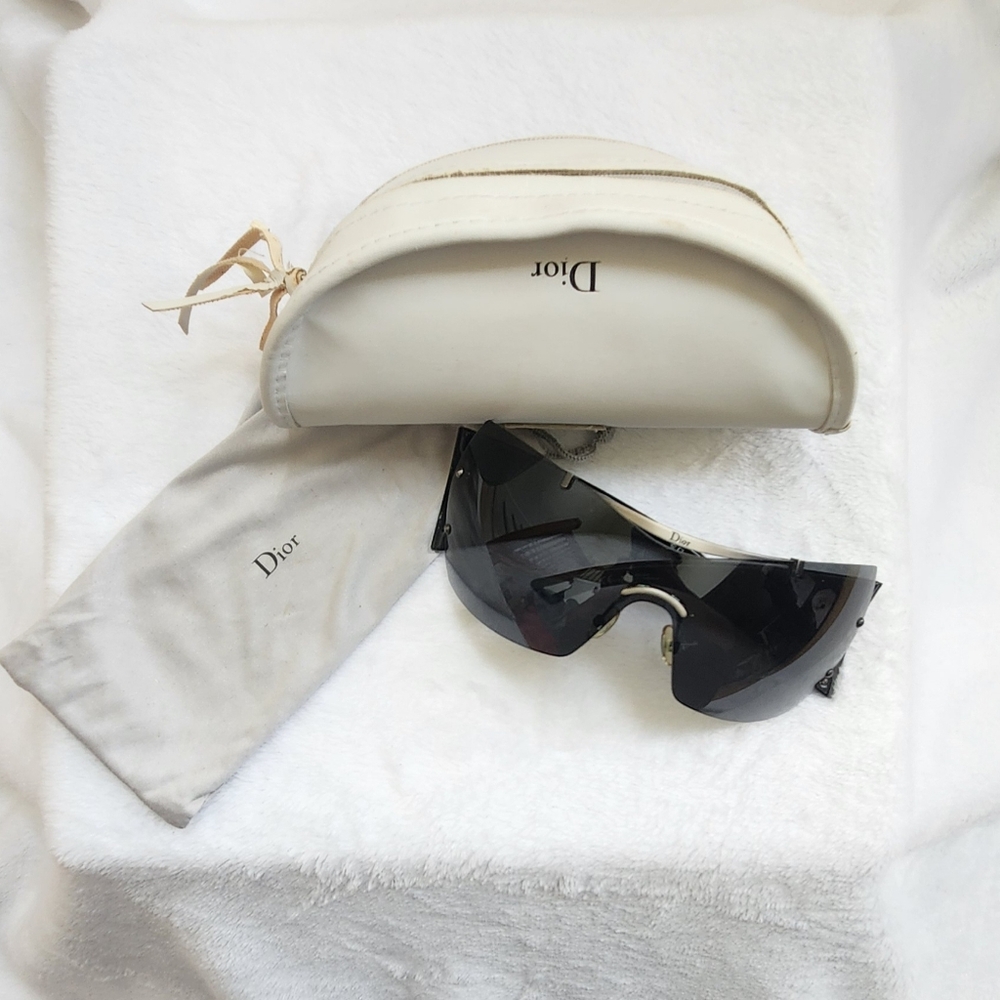 Vintage Dior Western Mask Sunglasses  - Greytone